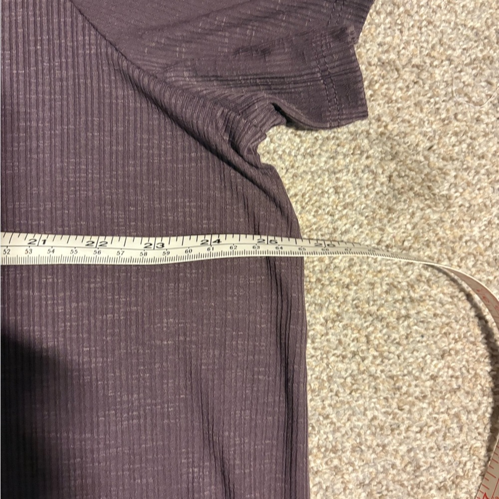 Old Navy Luxe Ribbed Top in Mauve - Picture 6 of 7